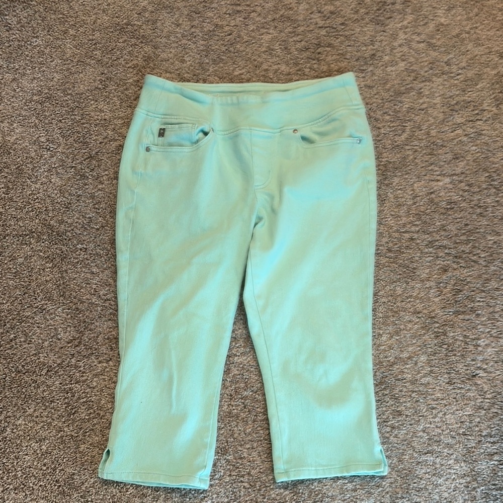 Kim Gravel Cropped Denim Pants
